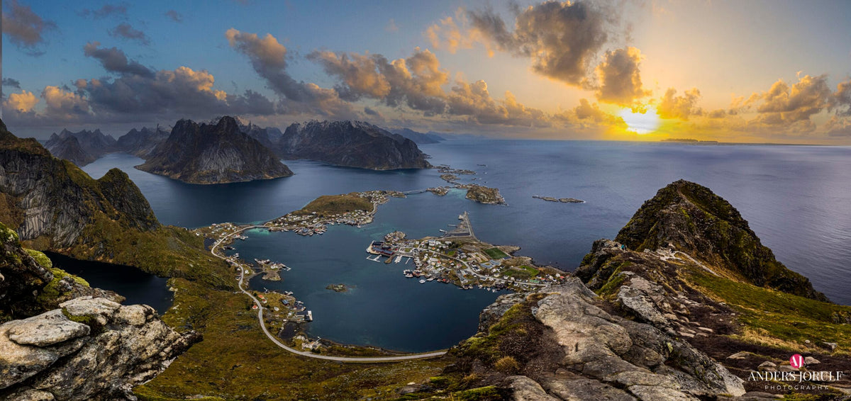 Lofoten panoramic fine art photography by Anders Jorulf